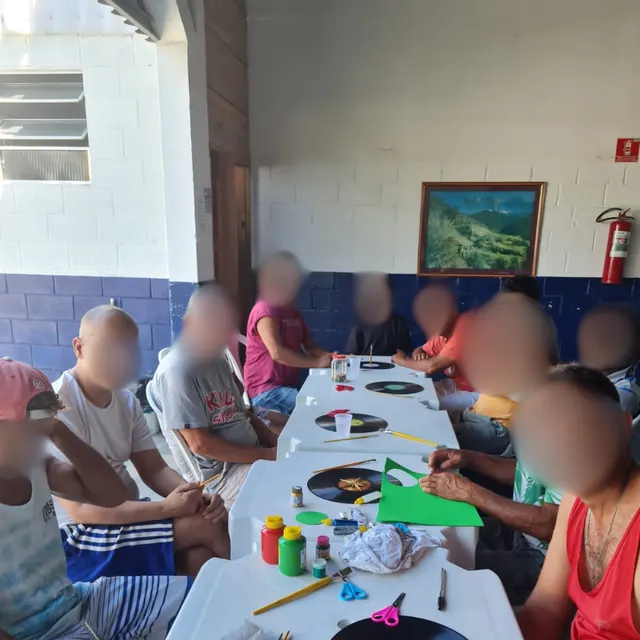 Atividade de acolhimento e convivência do Projeto Phoenix